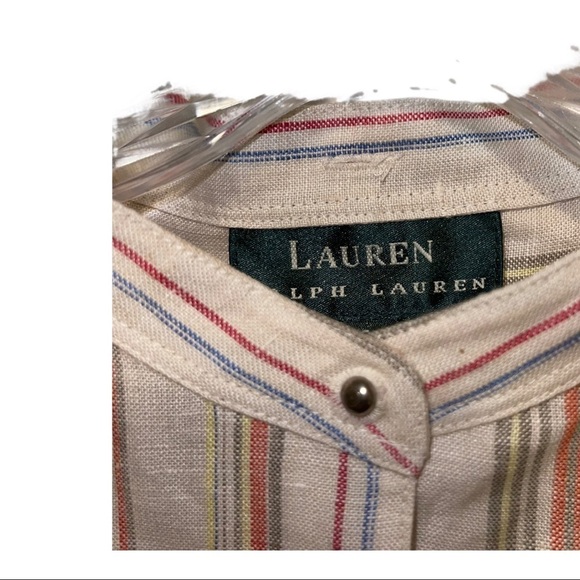 NWT Ralph by Ralph Lauren Woman 100% Linen Top Size S - Picture 5 of 7